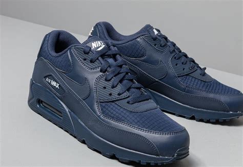 nike air max 90 essential blauw grijs|Blue Air Max 90 Shoes (3) .